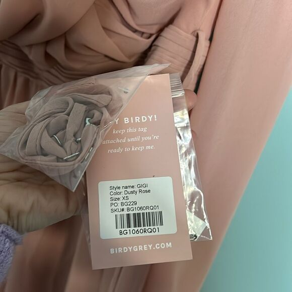 Birdy Grey GIGI CONVERTIBLE JUMPSUIT Dusty Rose NWT - Picture 9 of 12